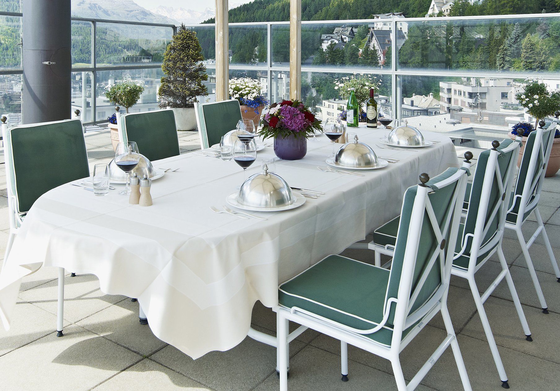 Crystal Hotel Superior St. Moritz Restaurang bild